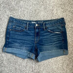 Mossimo denim mid rise shorts Sz. 8